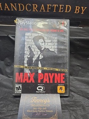 Max Payne Sony PlayStation 2 PS2 Game Complete w/ Case   Rockstar Games