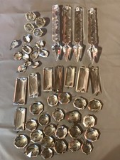 Lampadario Vintage Cristallo Vetro Lance Gocce Prismi Per Restauro Lotto Lavoro
