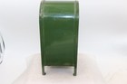 Vintage Green Pressed Steel Mailbox Bank, 9" Tall — photo 10