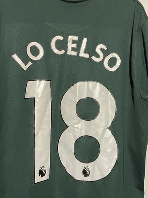 Mens NIKE Green #18 Lo Celso Tottenham Hotspur Away Soccer Jersey