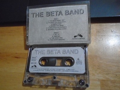 RARE PROMO Beta Band 1st CASSETTE TAPE 99 Scotland ALIENS Black Affair Pusherman