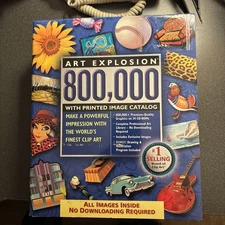 Art Explosion 800,000 Clip Art World's Finest Clip Art Factory see description 