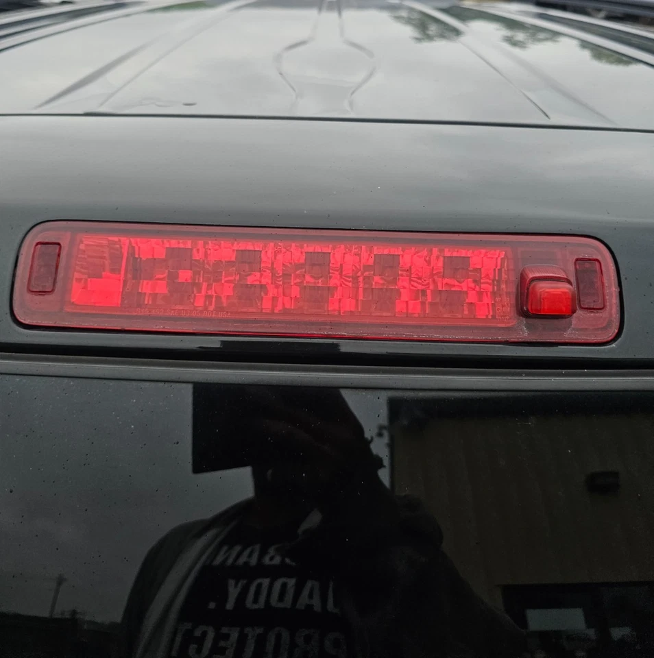 Alerón Honda Pilot 2010-2015 negro OEM alerón trasero puerta trasera freno de montaje alto inc. Foto 3 de 4