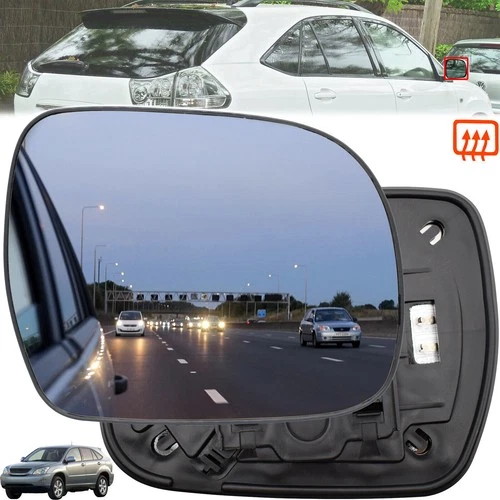 For Lexus RX 2004-2009 Right Passenger Door Side Wing Mirror Heated Convex Glass