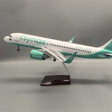 Modellino aereo saudita Flynas Airbus A320 extra large regalo giocattolo - scala 1/80