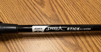 vintage Lew's Speed Stick #4-16HOBB Fuji grip 6' hard ring Japan