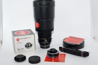 Leica APO-TELYT-R 280mm f2.8 telephoto Lens. Leitz APO-Extender-R 1.4x converte