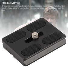Quick Release Plate Aluminum Alloy 38mm Slot Standard 1/4in Thread Camera T CKVE