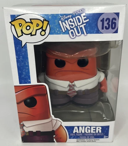 Funko Pop! Disney/Pixar - Inside Out - Anger #136 Vinyl Figure - IN PROTECTOR