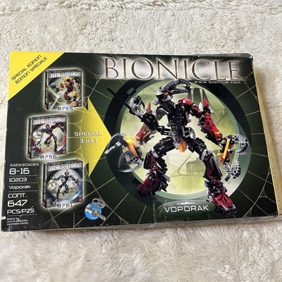 LEGO BIONICLE: Voporak (10203) With Box  8755 8756 8761 Sidorak Keetongu Roodaka