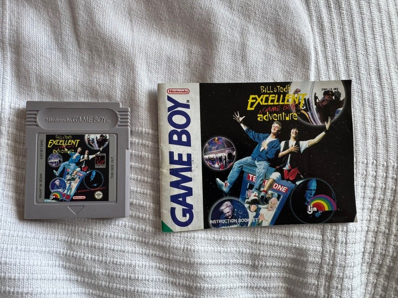 Nintendo Game Boy Bill & Ted’s Excellent Adventure Cartridge + Manual PAL UK