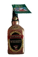 The Old World Christmas Bourbon Whiskey Glass Ornament 3.25