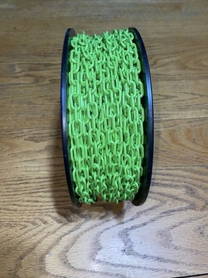 Mr. Chain Plastic Safety Green, 3/4-Inch Link Diameter, 200-Foot Length