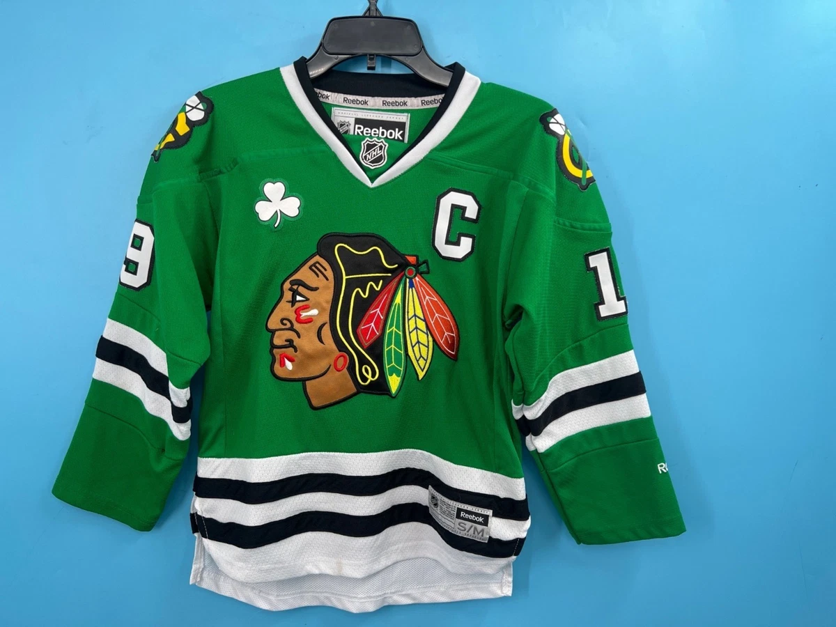 Jonathan Toews Green Jersey NHL Fan Apparel & Souvenirs for sale 