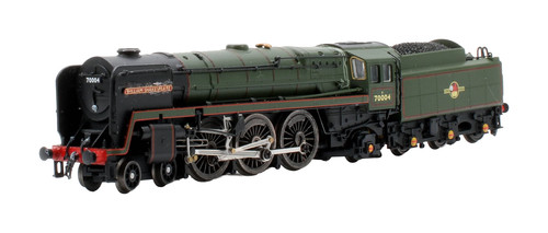 Locomotora de vapor Dapol calibre N ND-095E BR verde 70004 'William Shakespeare' | Condition: Used