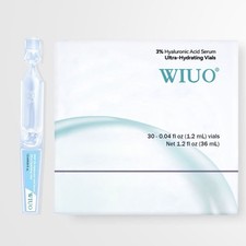 30PCS 3 Hyaluronic Acid Serum Vials - Moisturizing, Firming, Single-Use Tubes