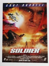 Kurt Russell Soldier Movie Poster Sci-Fi Action Film 1998 Warner Bros