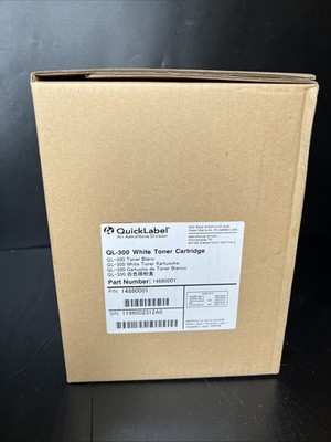QuickLabel QL-300 Genuine White Laser Toner Cartridge 14880001