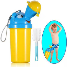  500ML Portable Baby Child Kids Travel Potty with Clean Brush,Hygienic Leak ...