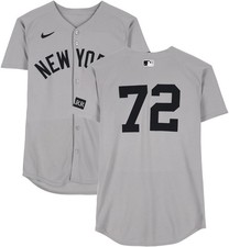 Jose Caballero New York Yankees GU #72 Jersey vs Blue Jays on October 4, 2025
