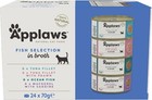 Applaws Natural Wet Cat Food Multipack Selection in Broth 70 g Tin (Pack of 24)