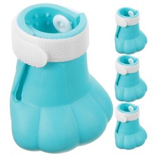 4 Pcs Silicone Protective Cat Claw Caps Paw Covers Anti Boots