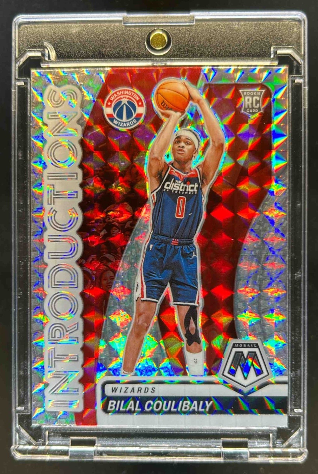 2023-24 Mosaic Bilal Coulibaly Introductions RC #19 Wizards