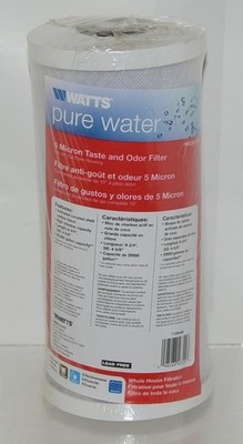 Watts Pure Water PCWB10FFP Filter 5 Micron 20,000 Gallon Capacity