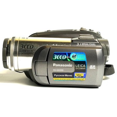 Panasonic NV-GS330 MiniDV Camcorder 3CCD Leica Dicomar FireWire Tested Working
