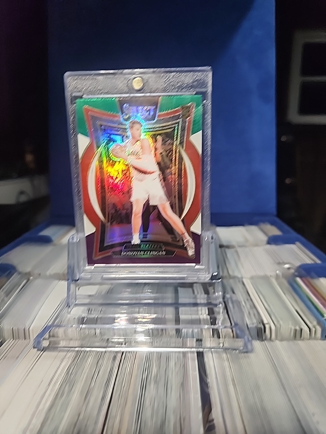 2024-25 Panini Select - Concourse Donovan Clingan #69 Green White Purple Prizm