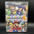 Mario Party 4 (Nintendo GameCube, 2002) COMPLETE IN BOX (CIB) W/ Manual Tested!