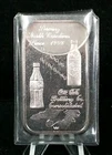 Coca-Cola  North Carolina 75th anniversary - 1oz .999 Silver Art Bar 7466