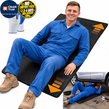 Magic Creeper Rolling Mat 60 X 28 Portable Under Car Repair Mat Black