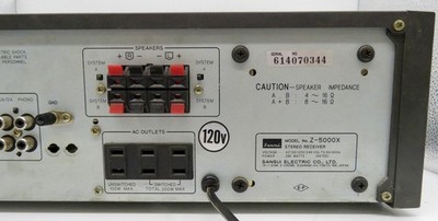 Vtg Sansui Z-5000X AM FM Stereo Quartz Synthesizer Compu-Receiver