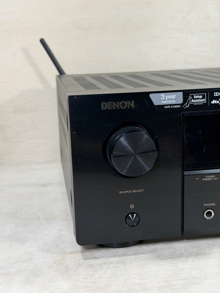 Denon IN-Command Series AVR-X1600H 7.2-CHANNEL AV Receiver Theater (no remote) - Image 4 of 4