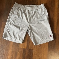 Travis Mathew Swim Trunks Lg Blue Stripes Golf Shorts Bathing Suit CC-4