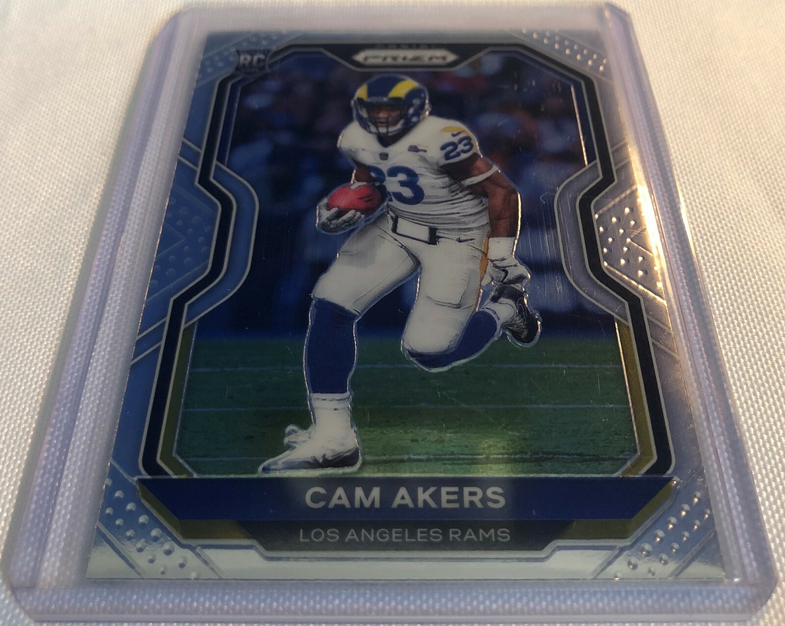 2020 Panini Prizm Football Cam Akers Los Angeles Rams Rookie Card #376