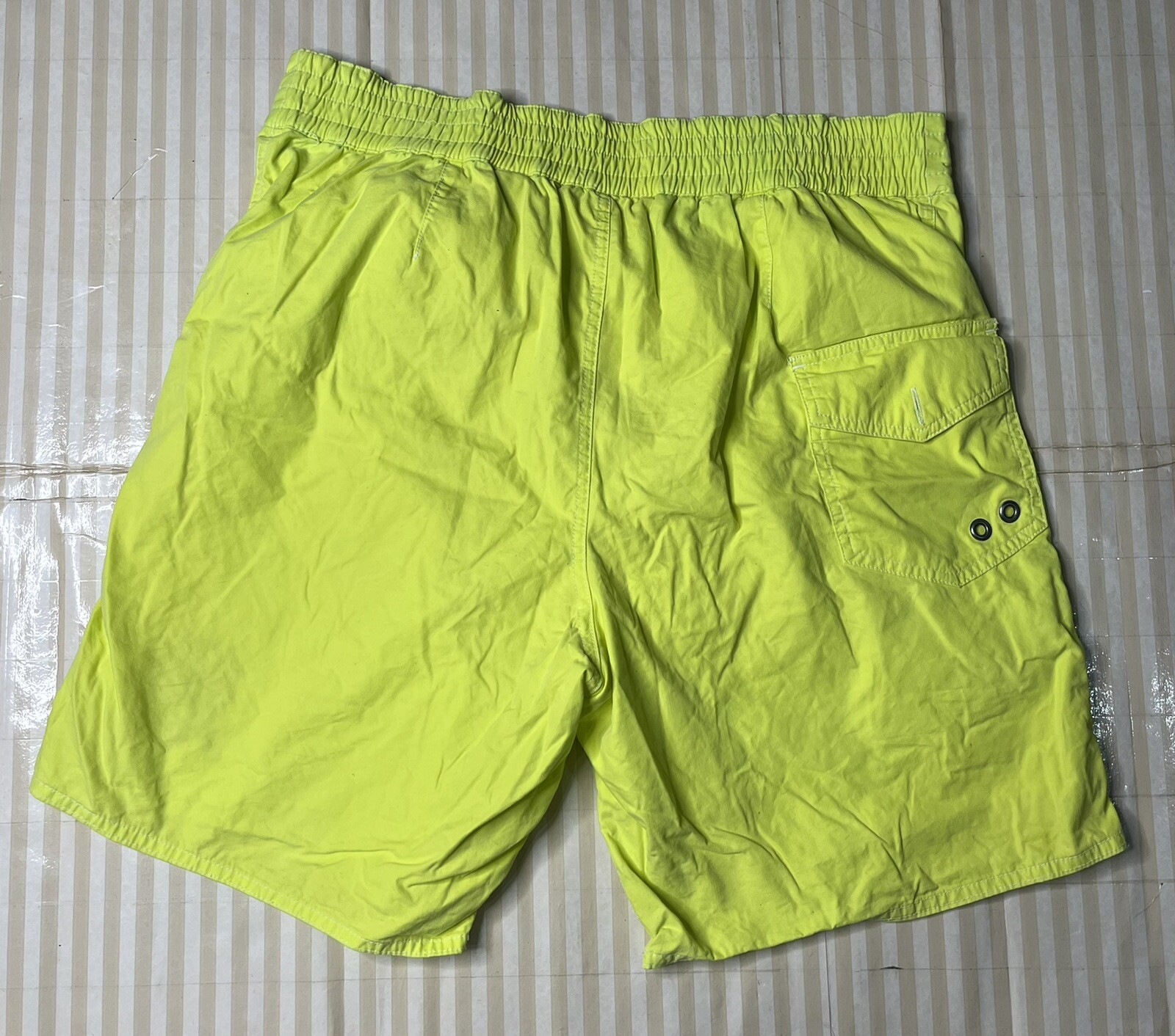 Polo Ralph Lauren Mens Yellow Swim Shorts Size Large Gem