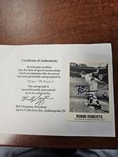 + Robin Roberts Auto Autograph 4x6 Photo Sports Collectors Inc COA