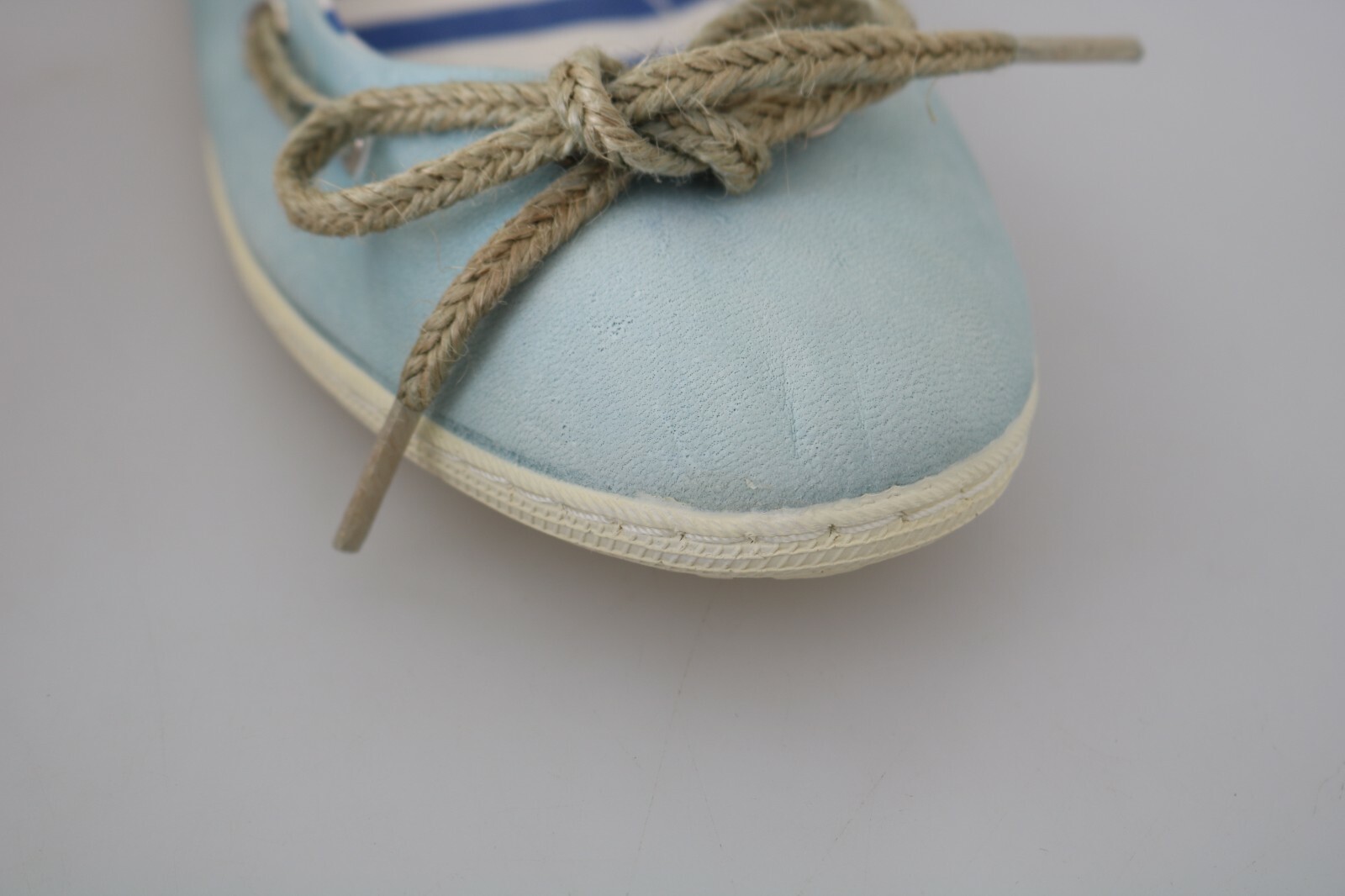 PANTOFOLA D’ORO Scarpe PANTOFOLA D'Oro Minnesota blu righe flat slip on donna EU36 US5 5