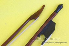 Yinfente Baroque Style Violin Bow 4/4 Straight AAA Horsetail Ebony Frog