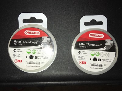 2 PACKS OF 3 Oregon Gator Speedload Grass Trimmer Line Spools 2 Sets Of 3