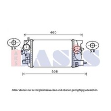 Ladeluftkühler Kühlrippen gelötet für Opel Meriva B Großraumlimousine