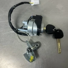 Ignition Key Switch Cylinder & 2 Door Lock Set 2 SAME KEYS MATCHED