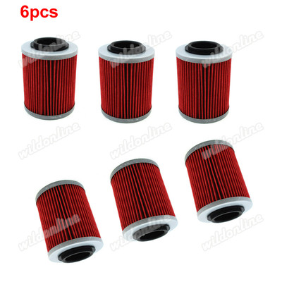 6Pcs Oil Filters For Can-Am Outlander/Renegade Maverick 450 500