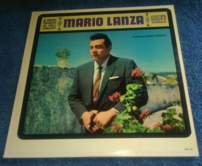Enzo Stuarti A Tribute To Mario Lanza LP Coronet O Solo Mio Celeste Aida 