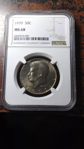 1979 Kennedy Half Dollar 50C NGC MS68 Top Pop 4/0 Registry                  4491