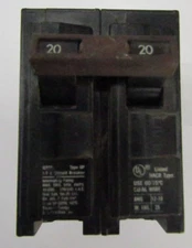 I-T-E CIRCUIT BREAKER Q220 TYPE QP 20A 2 POLE 120/240VAC