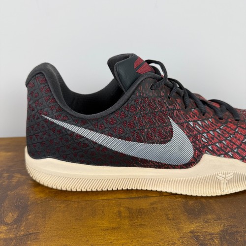 Nike Kobe Mamba Instinct Antracite Uomo 11 Nero Rosso Scarpe Sneakers 852473-006 - Foto 3 di 18