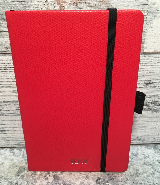 tumi leather notebook